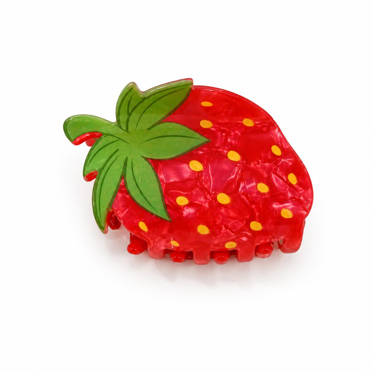 Pince à Cheveux Fraise