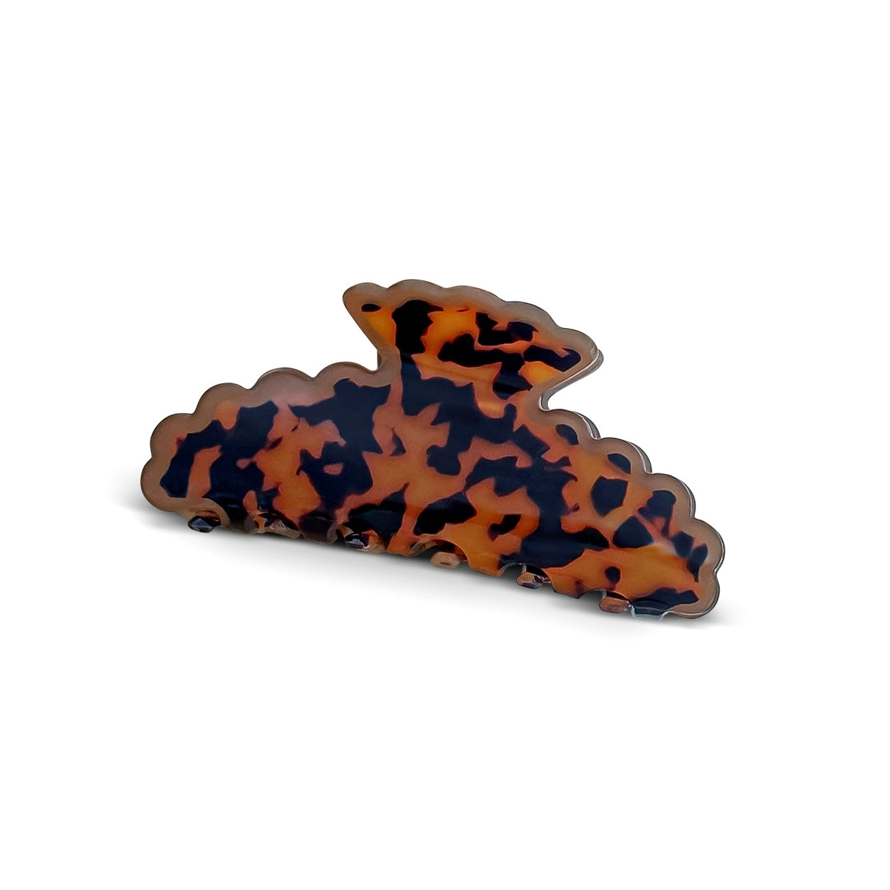 Pince à Cheveux Léopard Marron