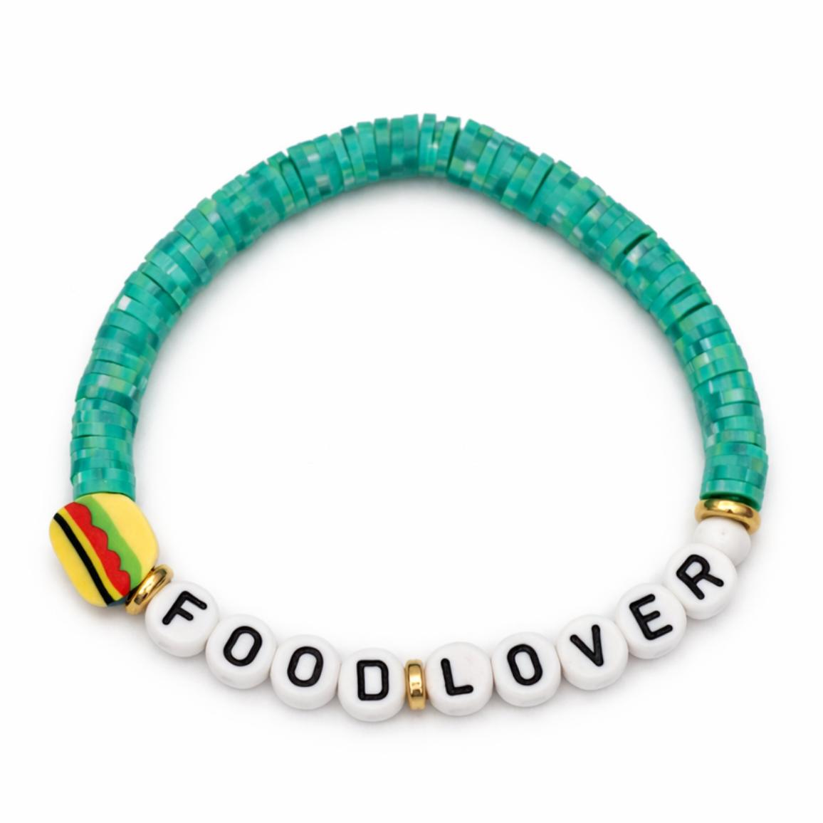 Bracelet Amitié Swifties FOOD LOVER - Vert