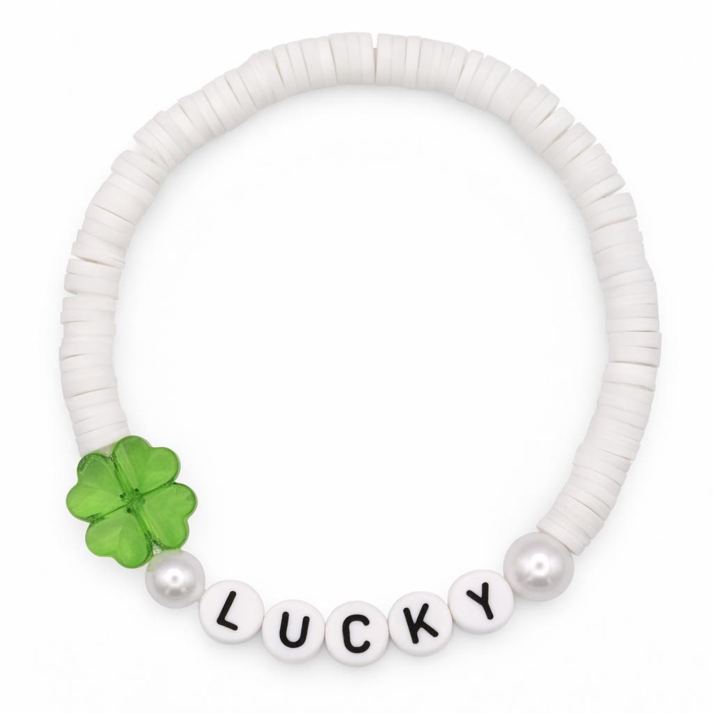Bracelet Amitié Swifties LUCKY - Blanc
