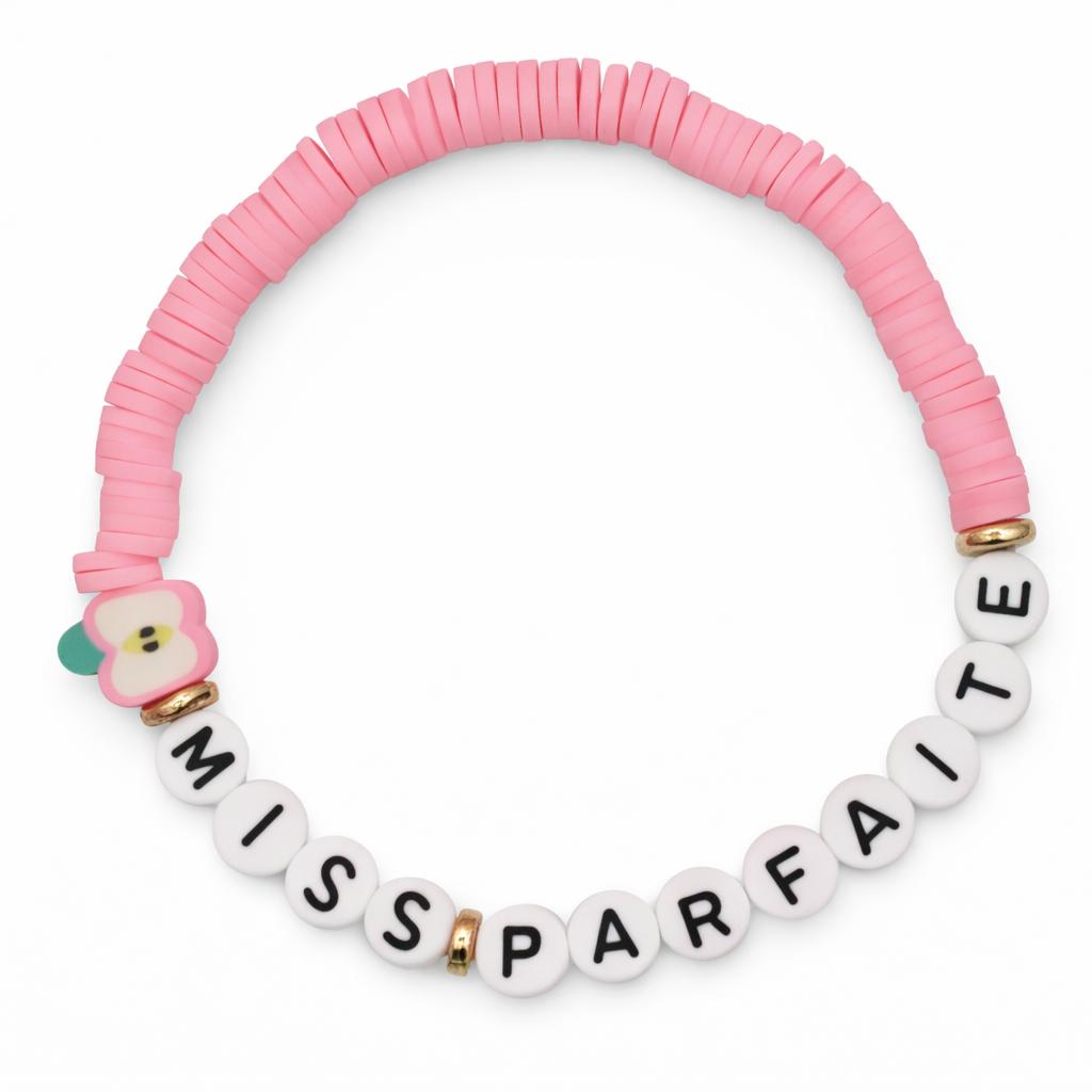 Bracelet Amitié Swifties MISS PARFAITE - Rose clair