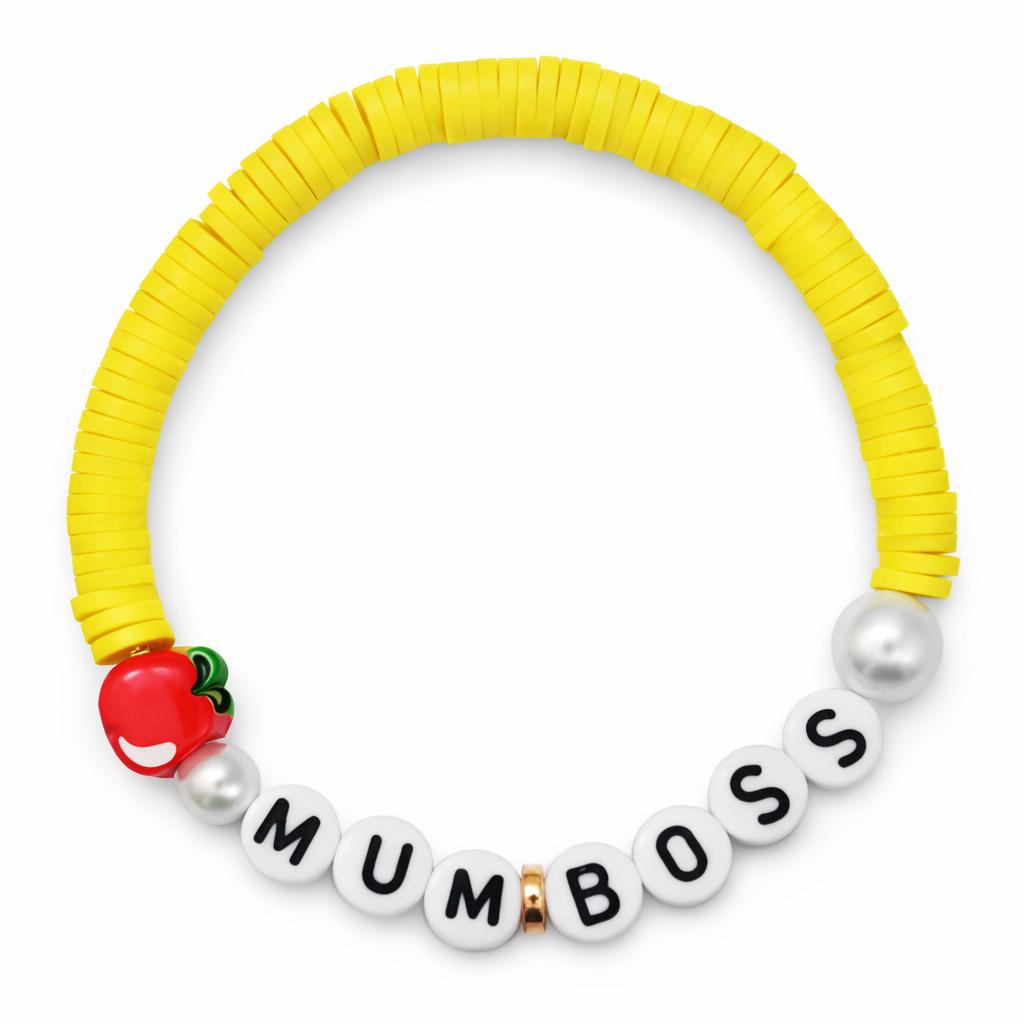 Bracelet Amitié Swifties MUM BOSS - Jaune