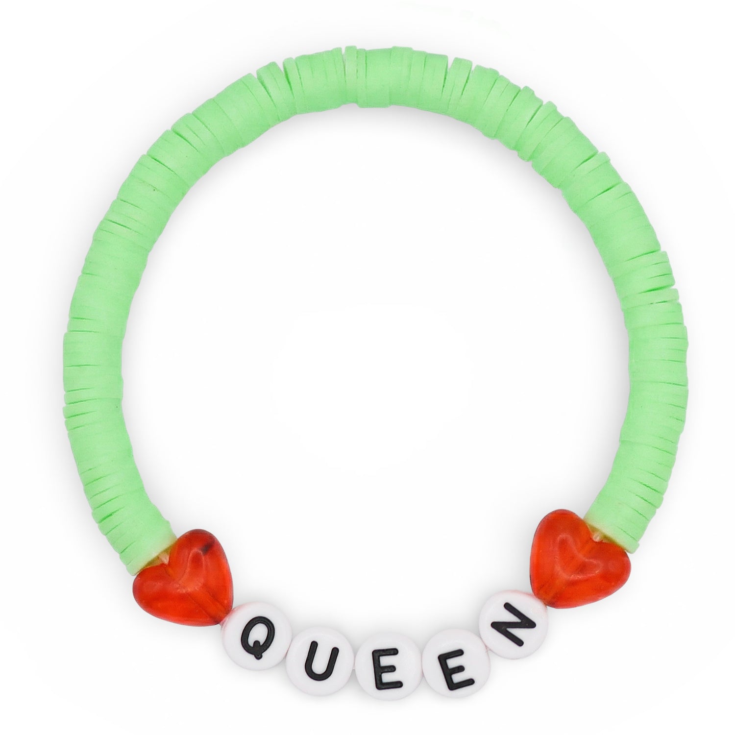 Bracelet Amitié Swifties QUEEN - Vert clair