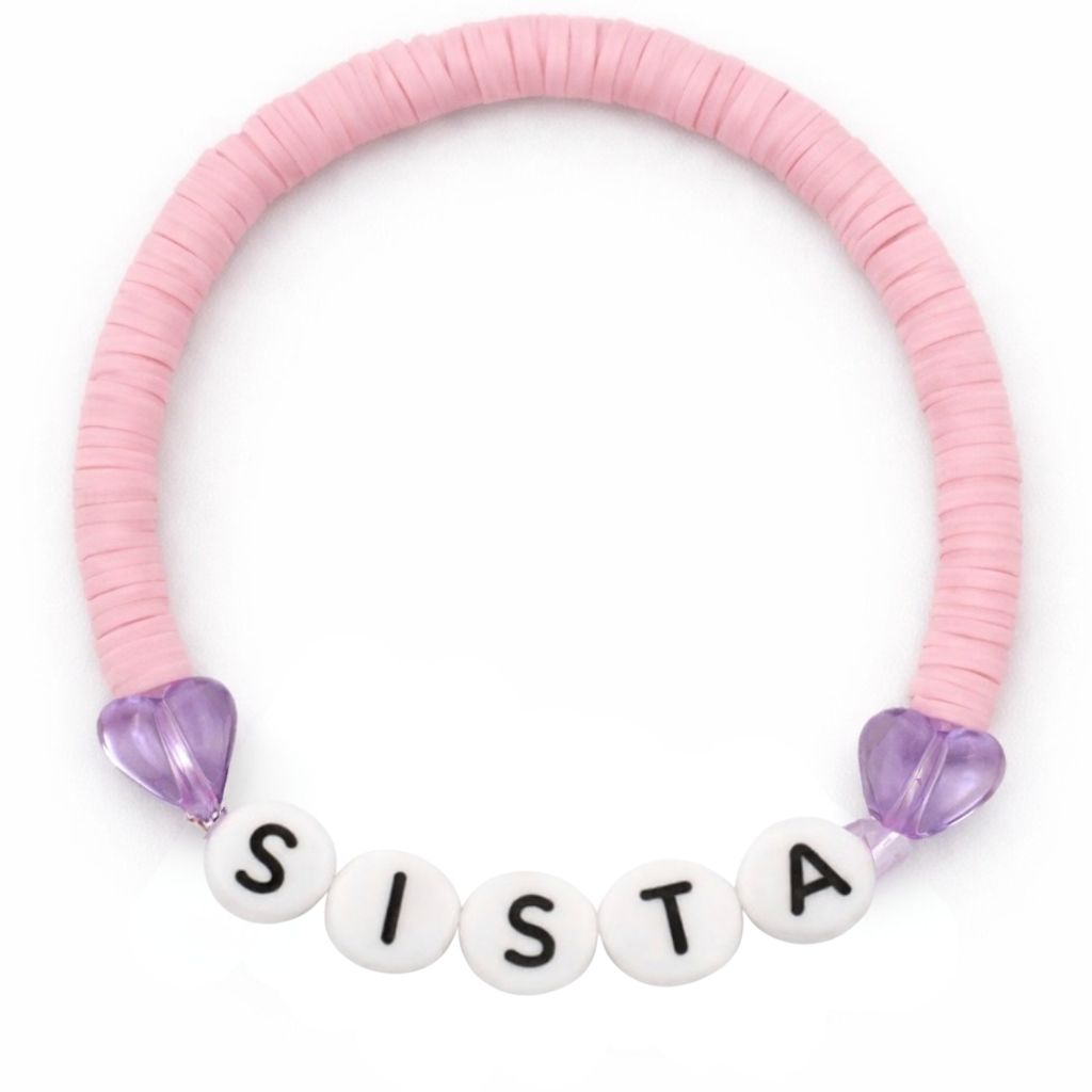 Bracelet Amitié Swifties SISTA - Rose