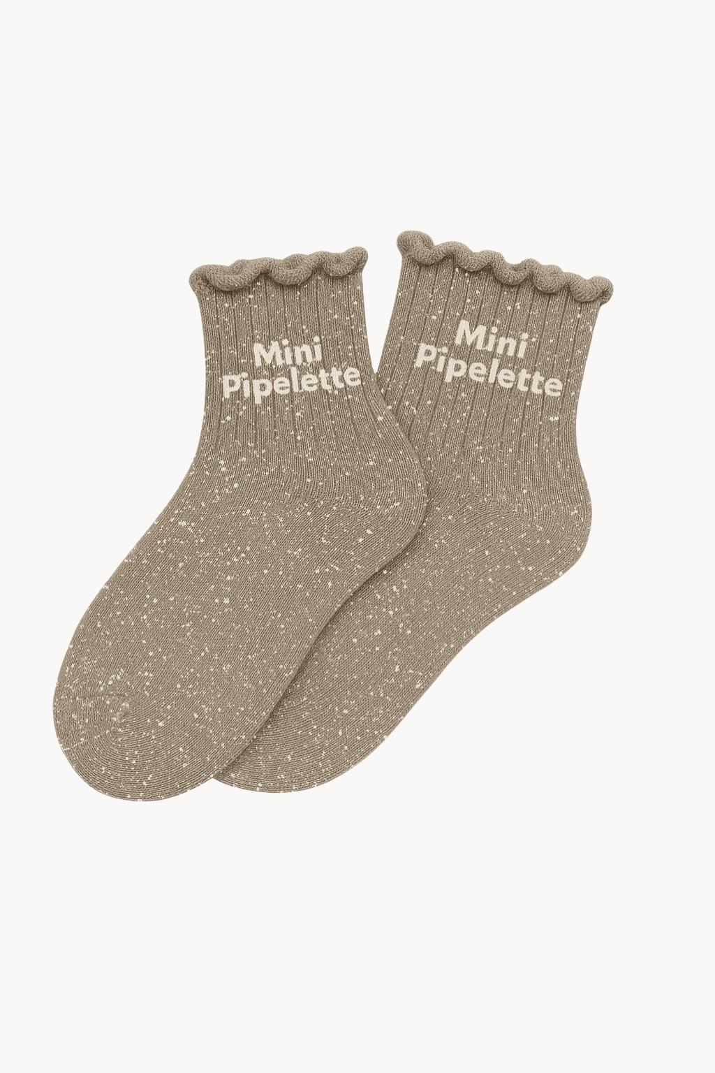 chaussette à paillettes pour enfant modèle mini pipelette