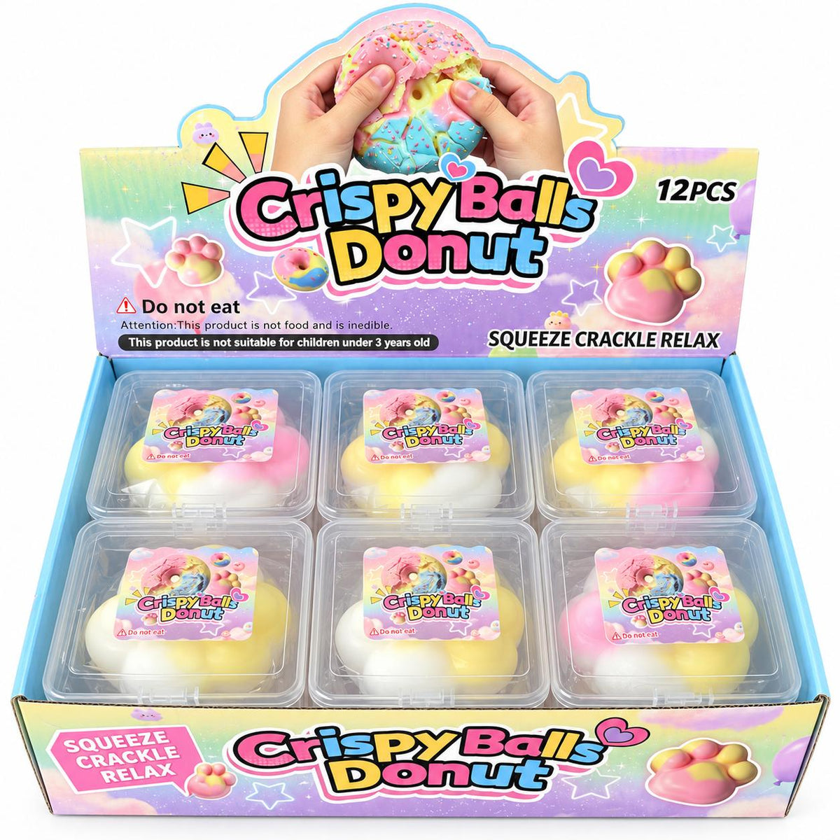 Squishy Patte de Chat Crispy – Effet craquant pastel