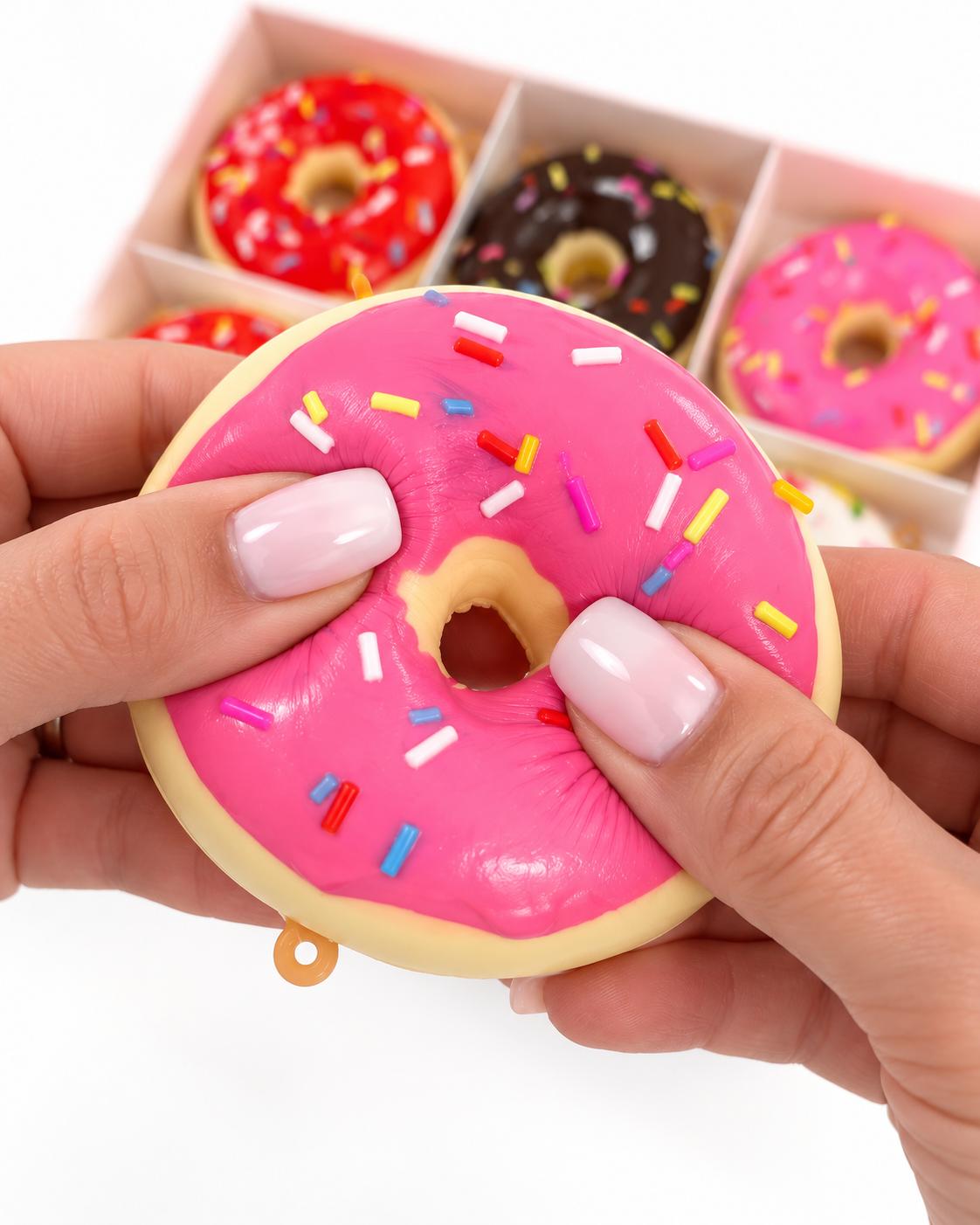 Squishy Donut – Jouet Sensoriel Anti-Stress à Presser