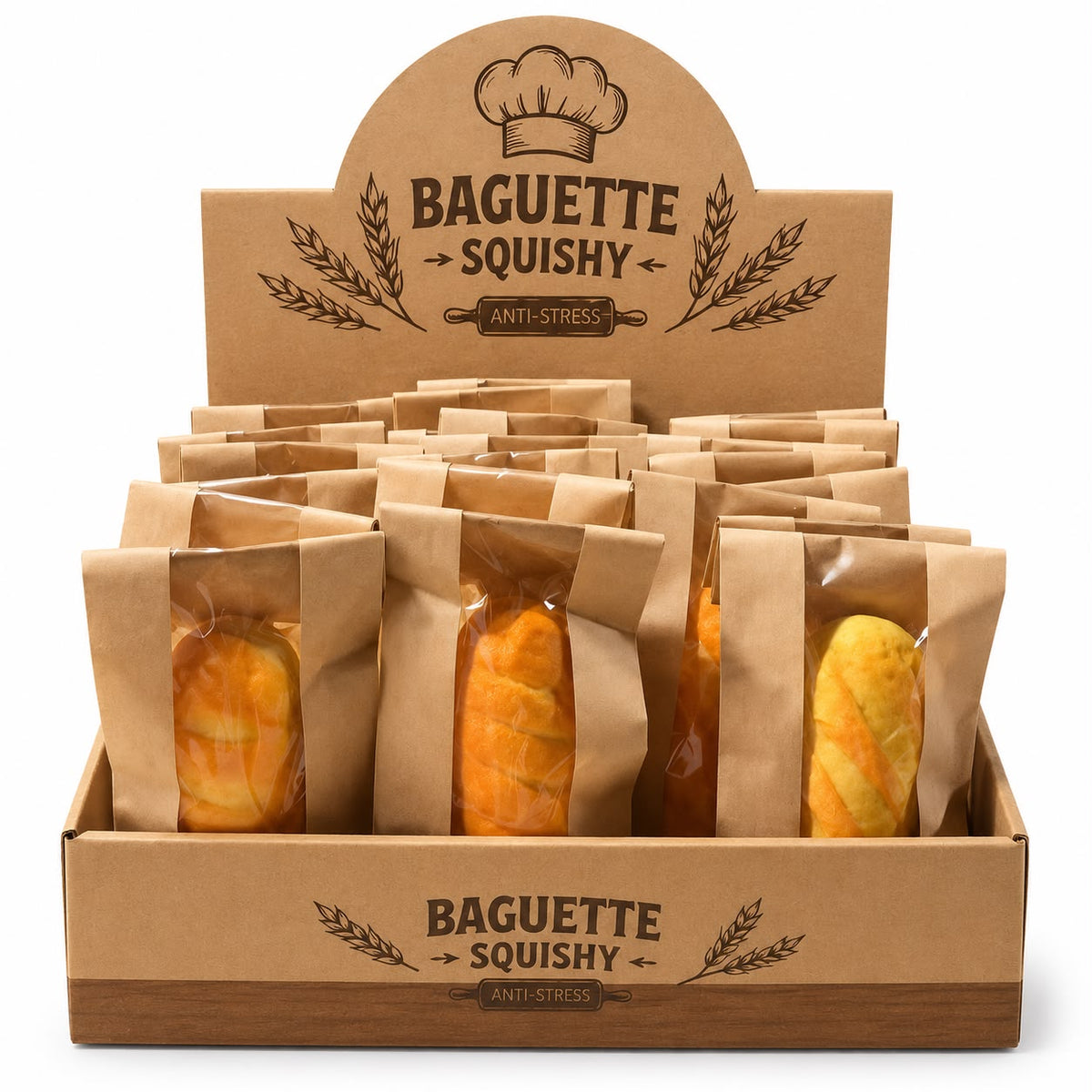Mini baguette squishy – Parfum pain chaud