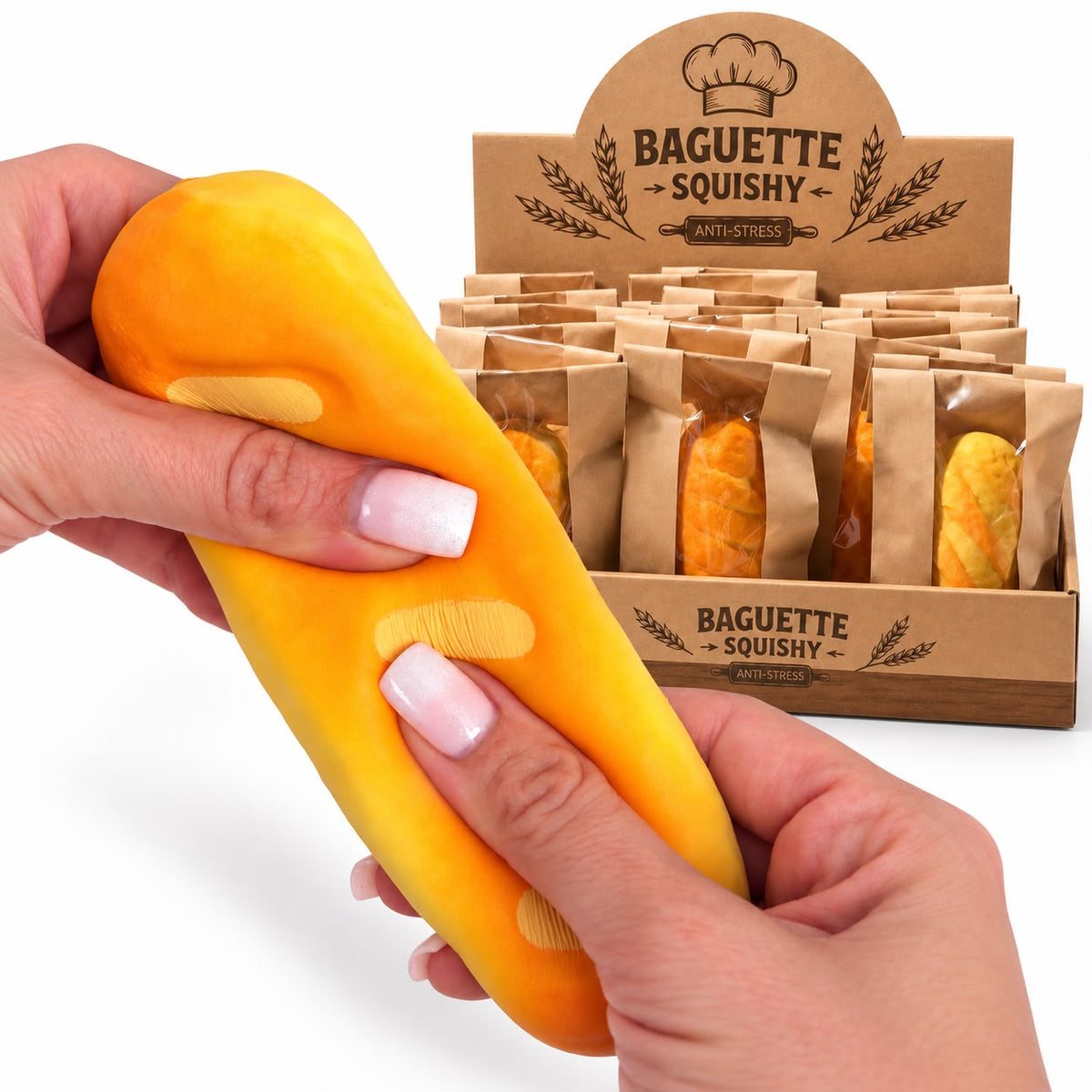 Mini baguette squishy – Parfum pain chaud