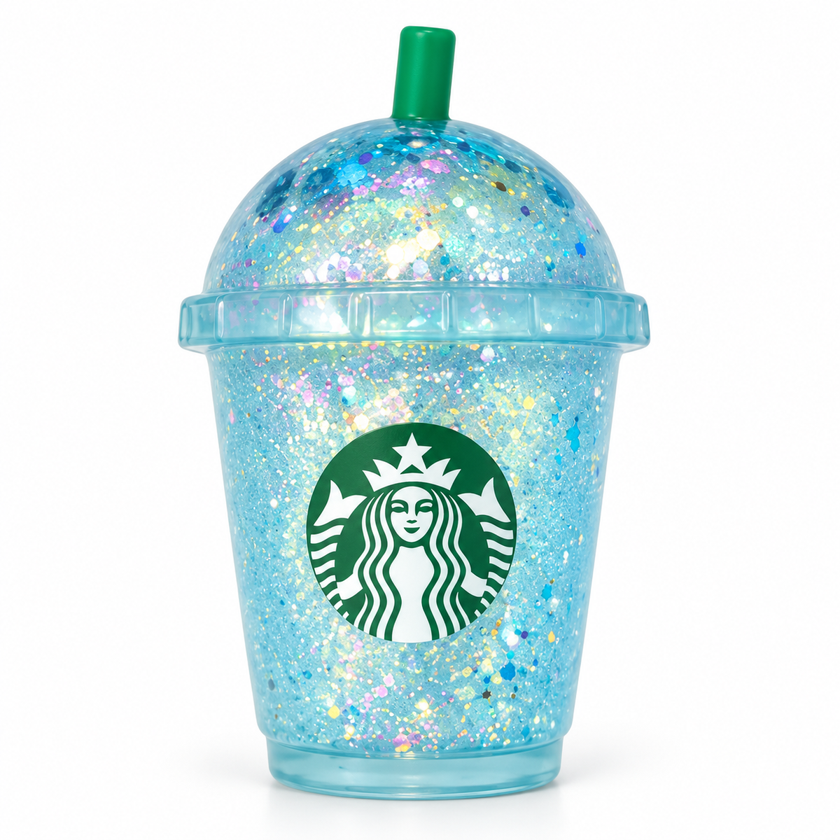 Squishy Cup à paillettes | Rose, bleu, violet et vert