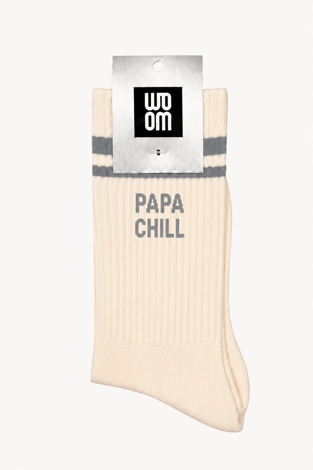 Chaussette Homme  PAPA CHILL - GRIS