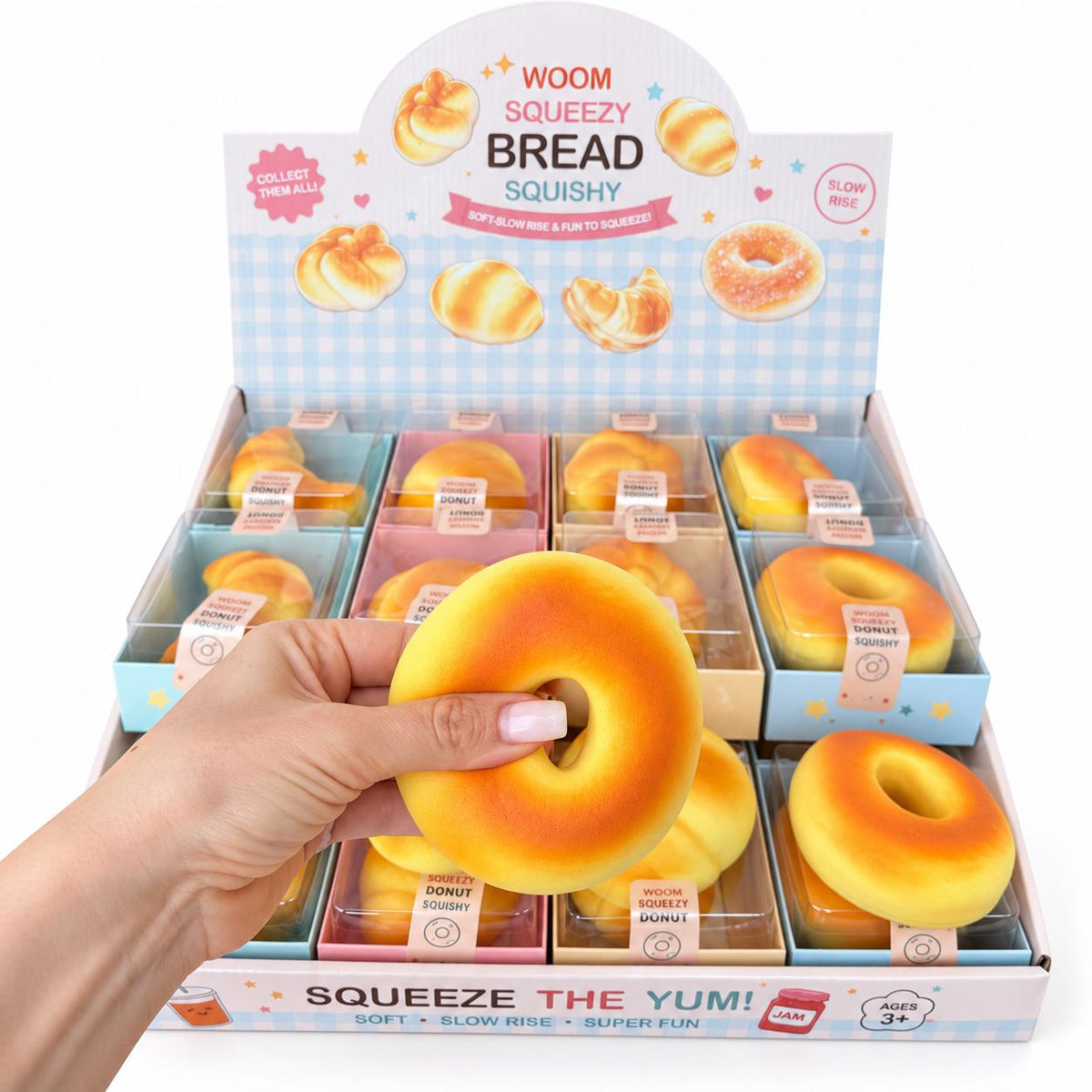 Squishy Boulangerie BREAD  Slow Rebond – 4 modèles surprise