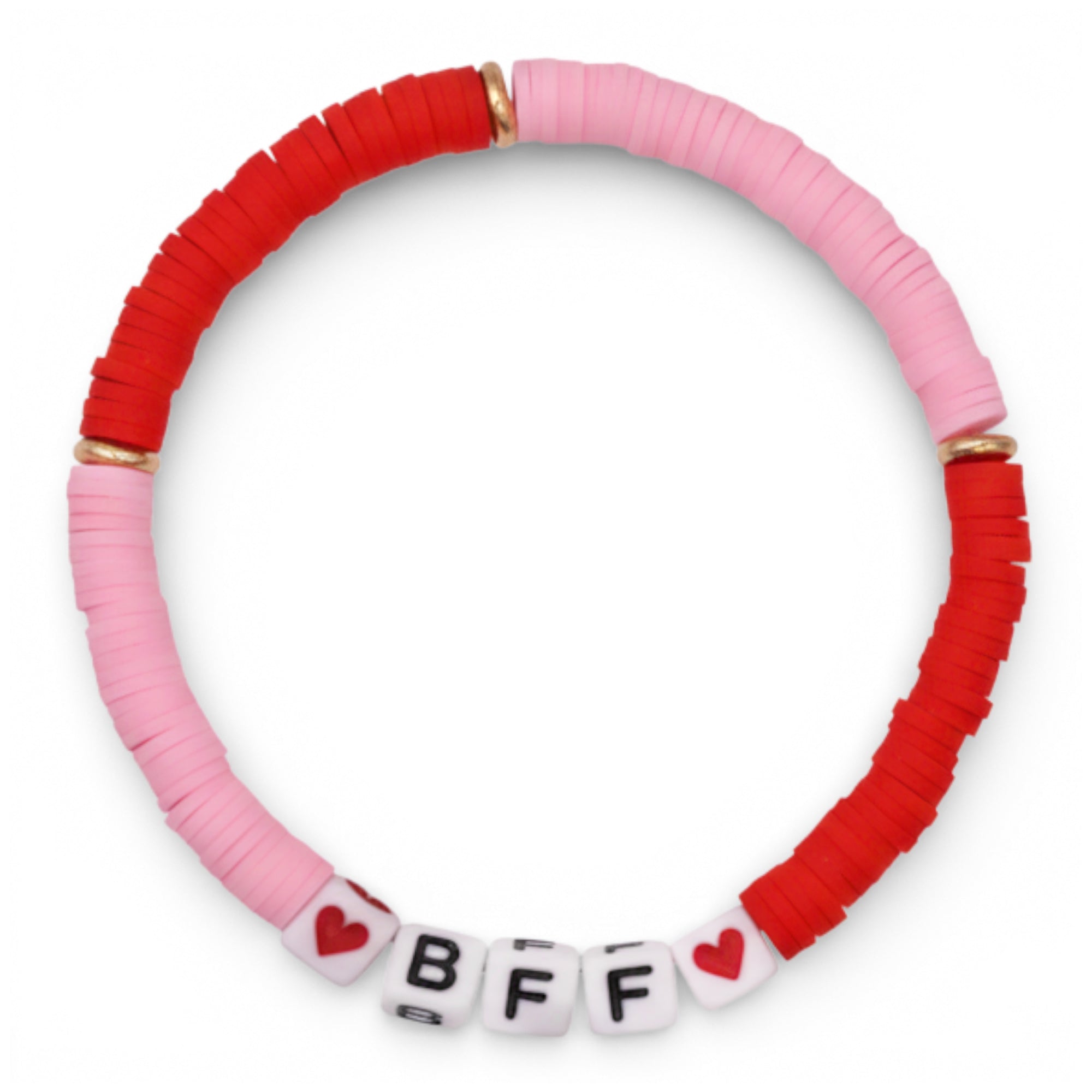 Bracelet Amitié Swifties BFF - Rose & Rouge