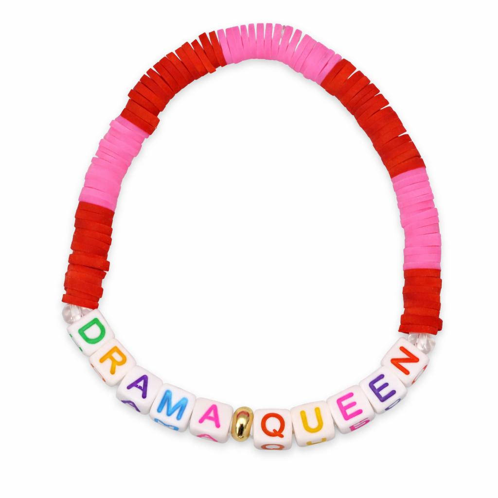Bracelet Amitié Swifties DRAMA QUEEN - Rose & Rouge
