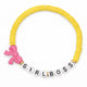 Bracelet Amitié Swifties GIRL BOSS - Jaune & Rose