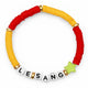 Bracelet Amitié Swifties LE SANG - Rouge & Jaune