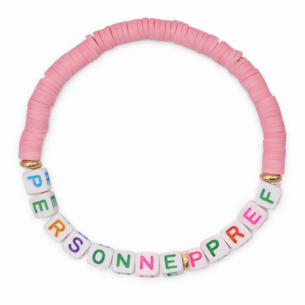 Bracelet Amitié Swifties PERSONNE PREF - Rose