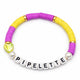 Bracelet Amitié Swifties PIPELETTE - Jaune & Violet