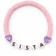 Bracelet Amitié Swifties SISTA - Rose