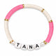 Bracelet Amitié Swifties TANA - Rose et Blanc