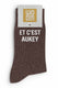 Chaussettes à Paillettes à Message 