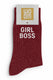 Chaussettes à Paillettes à Message 