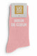 Chaussettes à Paillettes à Message 
