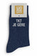 Chaussettes à Paillettes à Message 