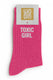 Chaussettes à Paillettes à Message 