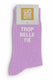 Chaussettes à Paillettes à Message 