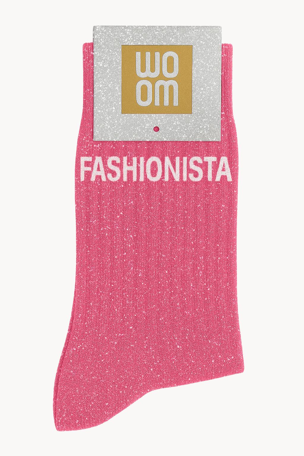 chaussettes fashionista à paillettes