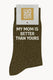 Chaussettes à Paillettes à Message 