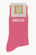 Chaussettes à Paillettes à Message 