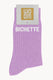 Chaussettes à Paillettes à Message 