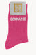 Chaussettes à Paillettes à Message 