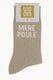 Chaussettes à Paillettes à Message 