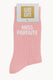 Chaussettes à Paillettes à Message 