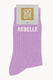 Chaussettes à Paillettes à Message 