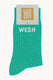 Chaussettes à Paillettes à Message 