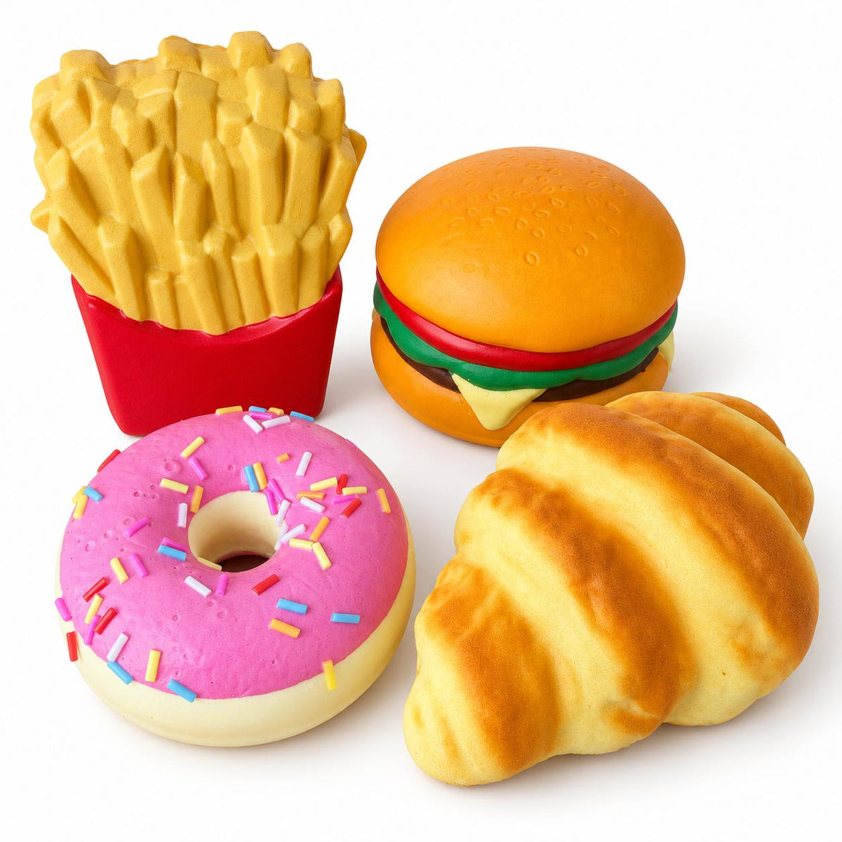 Squishy FOODIE Slow Rebond – 4 modèles gourmands surprise