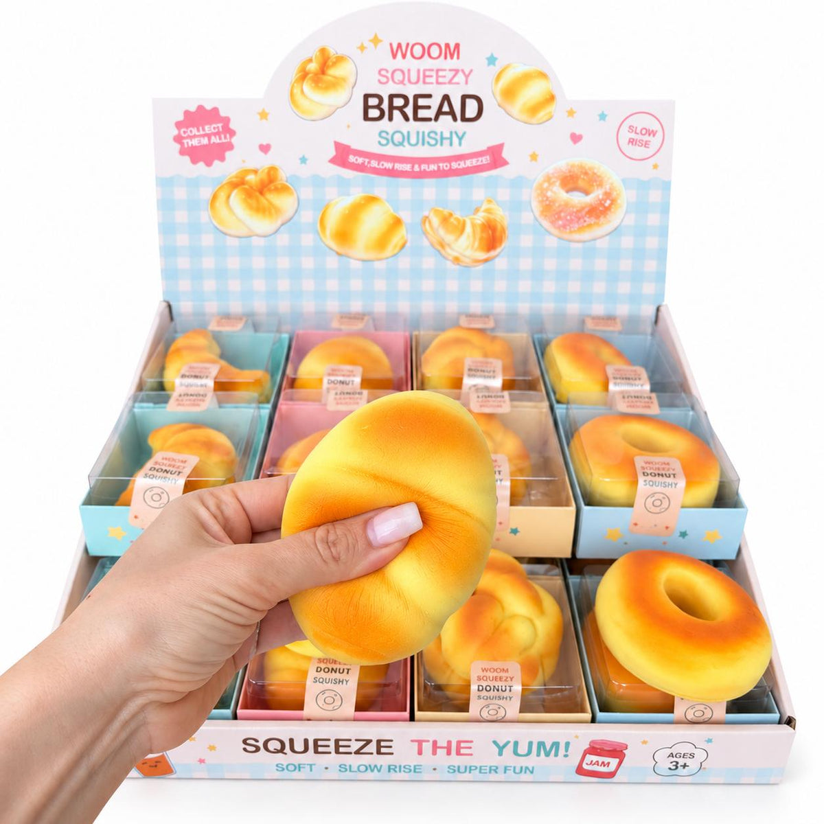 Squishy Boulangerie BREAD  Slow Rebond – 4 modèles surprise