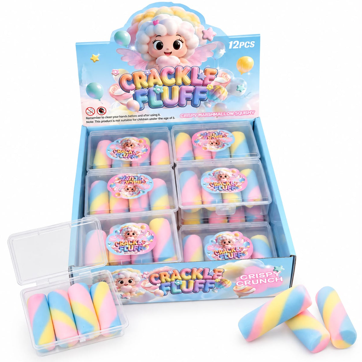 Squishy Crispy Marshmallow Multicolor