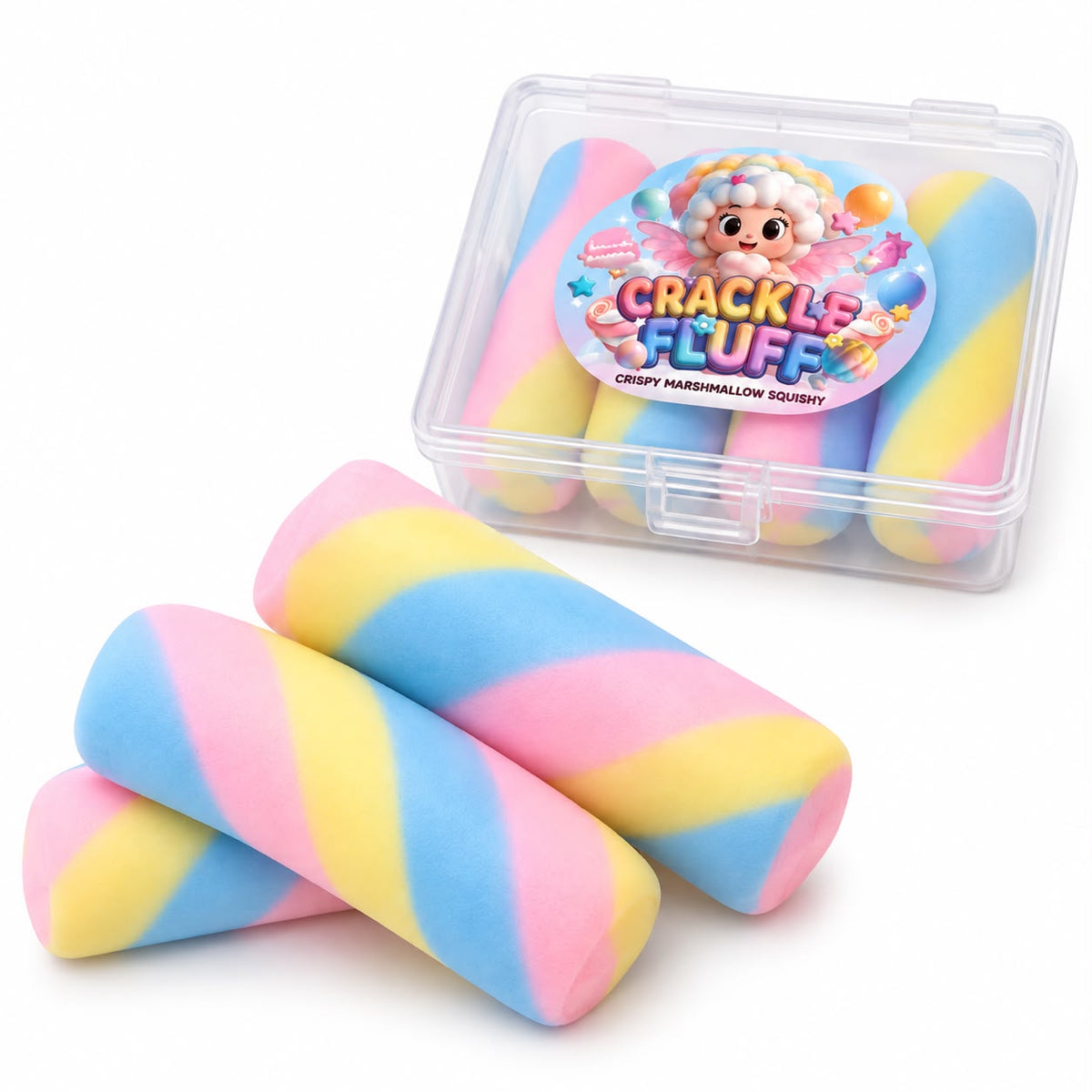 Squishy Crispy Marshmallow Multicolor