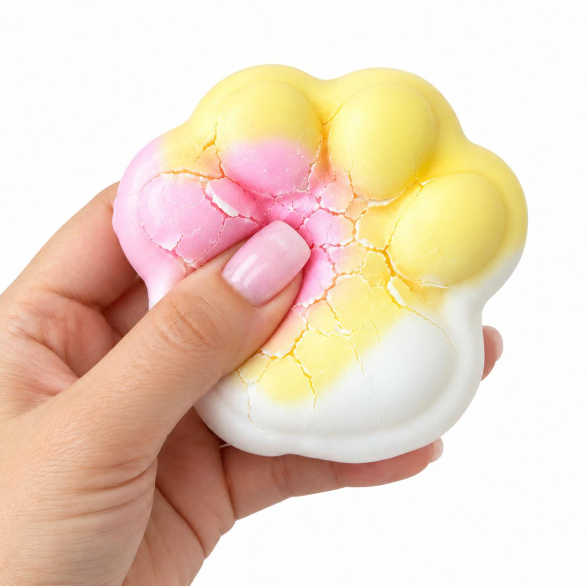 Squishy Patte de Chat Crispy – Effet craquant pastel