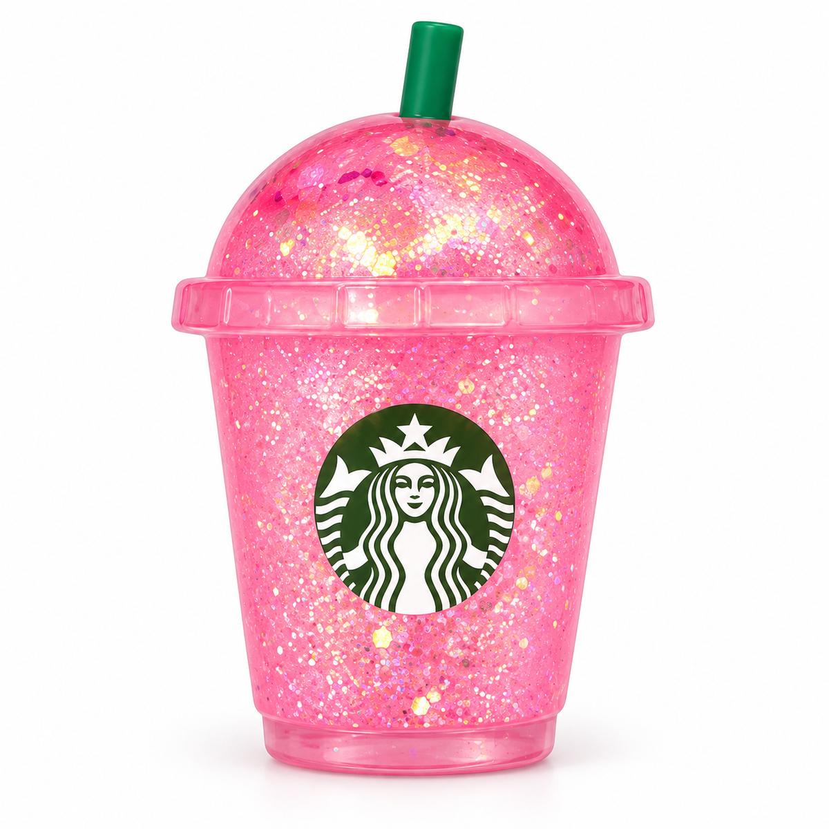 Squishy Cup à paillettes | Rose, bleu, violet et vert
